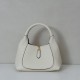 Replica Gucci Softbit Medium /Maxi Top Handle Half Moon Bag 837466 White