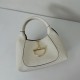 Replica Gucci Softbit Medium /Maxi Top Handle Half Moon Bag 837466 White