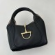 Replica Gucci Softbit Medium /Maxi Top Handle Half Moon Bag 837466 Black