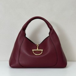 Replica Gucci Softbit Medium /Maxi Top Handle Half Moon Bag 837466 Red
