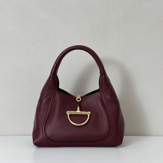 Replica Gucci Softbit Medium /Maxi Top Handle Half Moon Bag 837466 Red