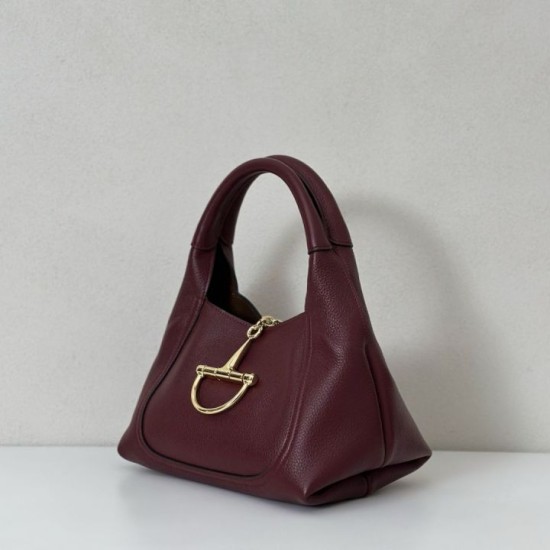 Replica Gucci Softbit Medium /Maxi Top Handle Half Moon Bag 837466 Red