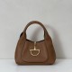 Replica Gucci Softbit Medium /Maxi Top Handle Half Moon Bag 837466 Brown