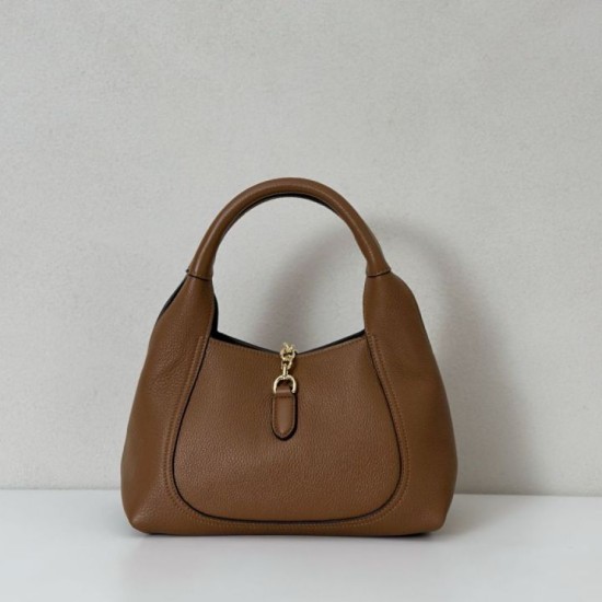 Replica Gucci Softbit Medium /Maxi Top Handle Half Moon Bag 837466 Brown
