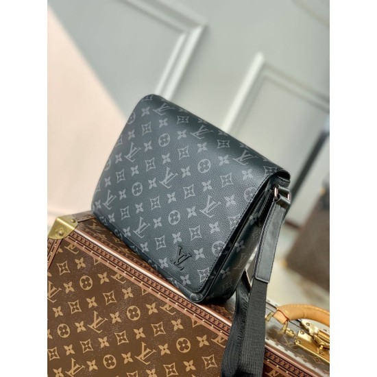 Fake Louis Vuitton District PM Monogram Eclipse Bag M46255 Replica Fake Louis Vuitton District PM Monogram Eclipse Bag M46255 Replica