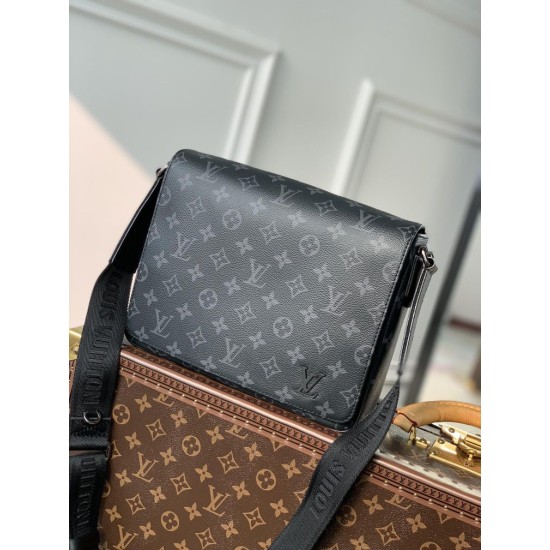 Fake Louis Vuitton District PM Monogram Eclipse Bag M46255 Replica Fake Louis Vuitton District PM Monogram Eclipse Bag M46255 Replica