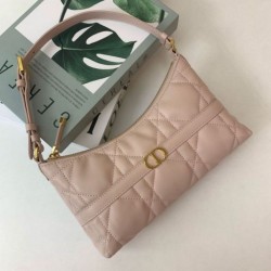 Replica Dior Miss Caro Cigale Mini Bag Macrocannage Apricot Fake