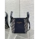 Replica Dior Small/Medium Signature Bucket Dior Oblique Jacquard Bag Blue Fake Replica Dior Small/Medium Signature Bucket Dior Oblique Jacquard Bag Blue Fake
