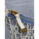 Replica Dior Miss Caro Cigale Mini Bag Oblique Chambray with Raffia Effect Blue Fake Replica Dior Miss Caro Cigale Mini Bag Oblique Chambray with Raffia Effect Blue Fake