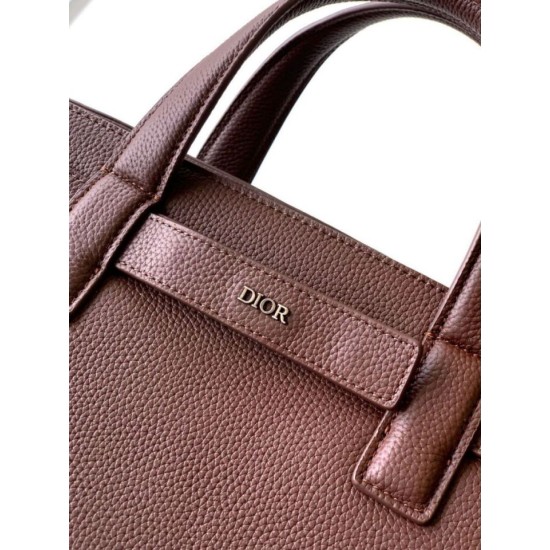 Replica Dior Medium Dior Normandie Tote Men Bag Brown Fake Replica Dior Medium Dior Normandie Tote Men Bag Brown Fake