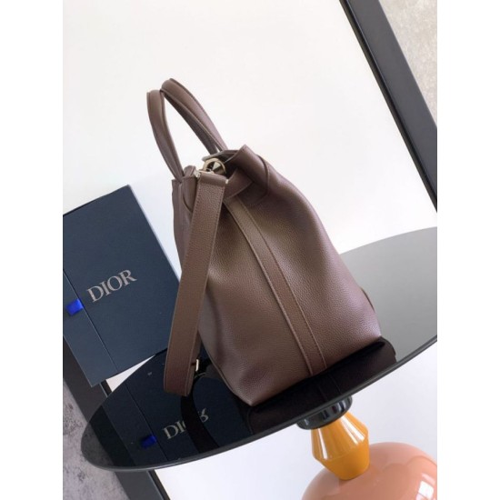 Replica Dior Medium Dior Normandie Tote Men Bag Brown Fake Replica Dior Medium Dior Normandie Tote Men Bag Brown Fake