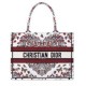 Replica Dior Medium Dior Book Tote Bag embroidered with Pietro Ruffo's multicolor M1286 Red Fake Replica Dior Medium Dior Book Tote Bag embroidered with Pietro Ruffo's multicolor M1286 Red Fake