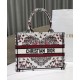 Replica Dior Medium Dior Book Tote Bag embroidered with Pietro Ruffo's multicolor M1286 Red Fake Replica Dior Medium Dior Book Tote Bag embroidered with Pietro Ruffo's multicolor M1286 Red Fake