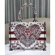 Replica Dior Medium Dior Book Tote Bag embroidered with Pietro Ruffo's multicolor M1286 Red Fake Replica Dior Medium Dior Book Tote Bag embroidered with Pietro Ruffo's multicolor M1286 Red Fake