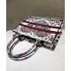 Replica Dior Medium Dior Book Tote Bag embroidered with Pietro Ruffo's multicolor M1286 Red Fake Replica Dior Medium Dior Book Tote Bag embroidered with Pietro Ruffo's multicolor M1286 Red Fake