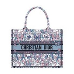Replica Dior Medium Dior Book Tote Bag M1286 embroidered with Pietro Ruffo White Fake
