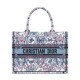 Replica Dior Medium Dior Book Tote Bag M1286 embroidered with Pietro Ruffo White Fake Replica Dior Medium Dior Book Tote Bag M1286 embroidered with Pietro Ruffo White Fake