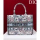 Replica Dior Medium Dior Book Tote Bag M1286 embroidered with Pietro Ruffo White Fake Replica Dior Medium Dior Book Tote Bag M1286 embroidered with Pietro Ruffo White Fake