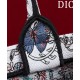 Replica Dior Medium Dior Book Tote Bag M1286 embroidered with Pietro Ruffo White Fake Replica Dior Medium Dior Book Tote Bag M1286 embroidered with Pietro Ruffo White Fake