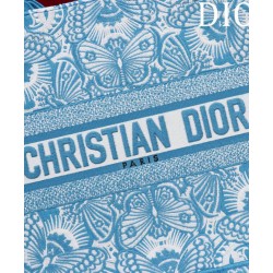 Replica Dior Medium Dior Book Tote M1286 embroidered with the celestial D-Butterfly Paisley motif blue/white Fake Replica Dior Medium Dior Book Tote M1286 embroidered with the celestial D-Butterfly Paisley motif blue/white Fake