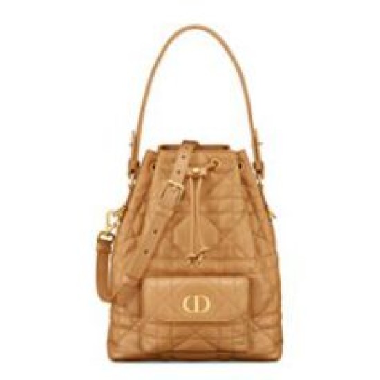 Replica Dior Small Dior Caro Bucket Bag M3372 Coffee Fake Replica Dior Small Dior Caro Bucket Bag M3372 Coffee Fake
