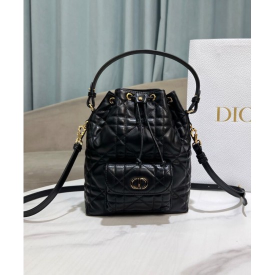 Replica Dior Small Dior Caro Bucket Bag M3372 Black Fake Replica Dior Small Dior Caro Bucket Bag M3372 Black Fake