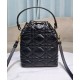 Replica Dior Small Dior Caro Bucket Bag M3372 Black Fake Replica Dior Small Dior Caro Bucket Bag M3372 Black Fake