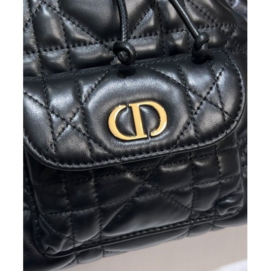 Replica Dior Small Dior Caro Bucket Bag M3372 Black Fake Replica Dior Small Dior Caro Bucket Bag M3372 Black Fake