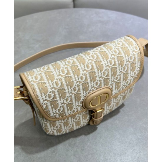 Replica Dior Medium Dior Bobby Bag M9337 Apricot Fake Replica Dior Medium Dior Bobby Bag M9337 Apricot Fake