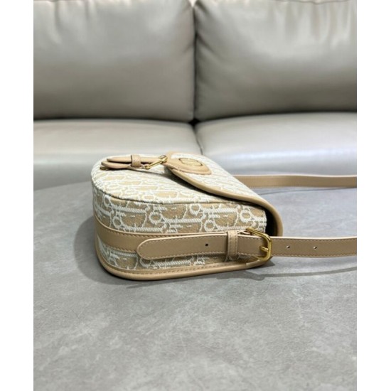 Replica Dior Medium Dior Bobby Bag M9337 Apricot Fake Replica Dior Medium Dior Bobby Bag M9337 Apricot Fake