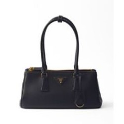 Replica Prada Medium Galleria Bag 1BA457 Black Fake