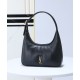 Replica YSL Saint Laurent Calypso Mini Hobo Bag Plunged Black Fake