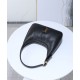 Replica YSL Saint Laurent Calypso Mini Hobo Bag Plunged Black Fake