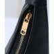 Replica YSL Saint Laurent Calypso Mini Hobo Bag Plunged Black Fake