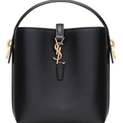 Replica YSL Saint Laurent Le 37 Mini Shiny Bag 765870 Black Fake
