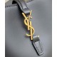 Replica YSL Saint Laurent Le 37 Mini Shiny Bag 765870 Black Fake