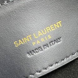 Replica YSL Saint Laurent Le 37 Mini Shiny Bag 765870 Black Fake