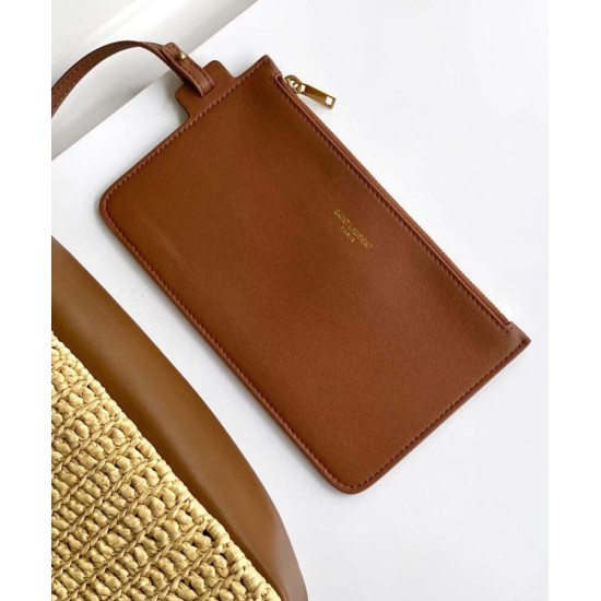 Replica YSL Saint Laurent Le 5 A 7 Supple Small Bag Raffia Coffee Fake Replica YSL Saint Laurent Le 5 A 7 Supple Small Bag Raffia Coffee Fake
