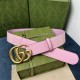 Fake Gucci GG Marmont wide belt 400593 40mm Pink Replica