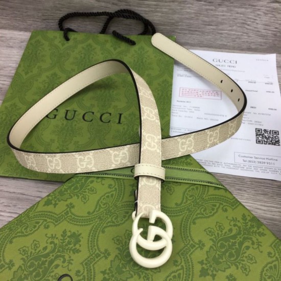Replica Gucci GG Marmont thin belt 409417 20mm