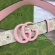 Fake Gucci GG Marmont wide belt 400593 40mm Pink Replica