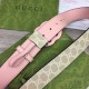 Fake Gucci GG Marmont wide belt 400593 40mm Pink Replica