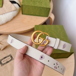Replica Gucci GG Marmont thin belt 625839 30mm Gold