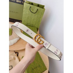 Replica Gucci GG Marmont thin belt 625839 30mm Gold