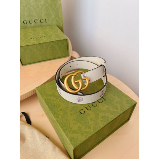 Replica Gucci GG Marmont thin belt 625839 30mm Gold Replica Gucci GG Marmont thin belt 625839 30mm Gold