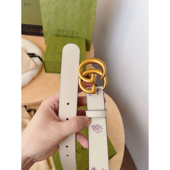 Replica Gucci GG Marmont thin belt 625839 30mm Gold Replica Gucci GG Marmont thin belt 625839 30mm Gold