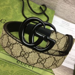 Replica Gucci GG Marmont thin belt 414516 Brown
