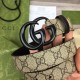 Replica Gucci GG Marmont thin belt 414516 Brown