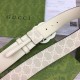 Replica Gucci GG Marmont wide belt 400593 40mm White