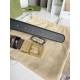 Replica Gucci reversible belt with Square G buckle 626974 Gold Hardware